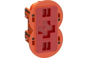 Lauritz Knudsen - LK FUGA AIR Slim forfradåse 2 modul, orange - 504D3520