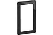 Lauritz Knudsen - LK FUGA Pure 66 Design ramme 2 modul, sort glas - 560D2120