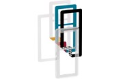 Lauritz Knudsen - LK FUGA Choice Design ramme 2½ modul, transparent inkl. 6 farver - 560D8525