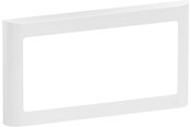 Lauritz Knudsen - LK FUGA Soft 63 Design ramme 2 modul vandret, hvid - 560D6120