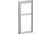 Lauritz Knudsen - LK FUGA Soft 63 Design ramme 2½ modul, stålmetallic - 560D7025