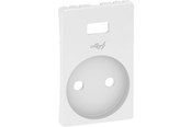 Lauritz Knudsen - LK FUGA afdækning til stikkontakt med 5V USB-lader 1½ modul, hvid - 500D6801