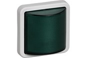 Lauritz Knudsen - LK OPUS 74 signallampe LED 230V konstant/blink 1 modul, grøn - 522M5812