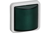 Lauritz Knudsen - LK OPUS 74 signallampe LED 24V konstant/blink 1 modul, grøn - 522M5818