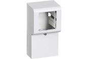 Lauritz Knudsen - LK FUGA Softline panelunderlag 1 modul 49 mm dyb, hvid - 503D6110