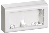 Lauritz Knudsen - LK FUGA Softline underlag 2 modul vandret uden sprosse, hvid - 503D6526