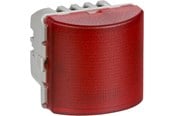 Lauritz Knudsen - LK FUGA signallampe LED 230V konstant/blink 1 modul, rød - 502D0332