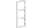 Lauritz Knudsen - LK FUGA Softline 63 ramme 3x1 modul, hvid - 500D6030