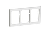 Lauritz Knudsen - LK FUGA Softline 63 ramme 3x1½ modul, hvid - 500D6315