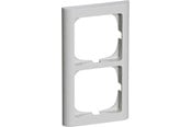 Lauritz Knudsen - LK FUGA Softline 63 ramme 2x1 modul, lysegrå - 500D5020