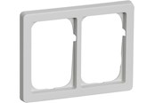 Lauritz Knudsen - LK FUGA Baseline 63 ramme 2x1½ modul, lysegrå - 500D5515