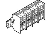 Tavler og kasser - LK 4-leder sløjfeklemmerække maks 4-25 mm2 - 169A1127