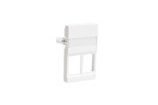Udtag & bokse - Belden Outlet 2xrj45 50x77mm white cdt design f - E1201990