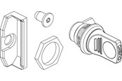 Tavler og kasser - Cubic Fingergreb komplet 0720-1001s - 0720-1001S