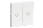 Lauritz Knudsen - LK FUGA tangent for jalousiafbryder 16A ½ modul, hvid - 540D6004