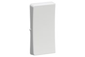 Lauritz Knudsen - LK FUGA halvtangent for kroneafbryder 16A 1-pol (ny type) ½ modul, lysegrå - 540D5321