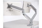 Skærmholder - Kensington SmartFit® One-Touch dobbelt skærmarm, Grå - K55471EU