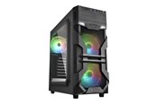 Kabinet - Sharkoon VG7-W RGB - mid tower - ATX - Kabinet - Tower - Sort - 4044951026869