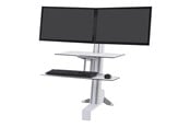 Skærmholder - Ergotron WorkFit-S Dual Workstation with Worksurface Standing Desk - 33-349-211