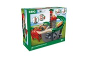 BRIO - Brio 33887 Togbane, Løft & læs med lagerbygning - 33887