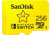 Hukommelseskort - SANDISK Nintendo Switch microSD - 100MB/s - 256GB - Mario edition - SDSQXAO-256G-GNCZN