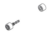 Printertilbehør - Brother - paper pull-in roller assembly - LX0126001