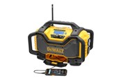 DAB, netværks- og clockradio - Dewalt DCR027-QW - jobsite radio - Bluetooth - DAB/DAB+/FM - Stereo - Gul - DCR027-QW