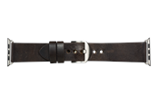 Smartwatch - Tilbehør - dbramante1928 Bornholm - Watch Strap 44mm - Dark Brown/Silver - AW44DBSI1034