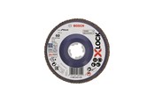Vinkelsliber - Bosch X-LOCK-rondelslibeskiver, lige version, med plastbundplade og en diameter på 125 mm, G 60, X571, Best for Metal, 1 stk. - 2608619210