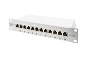 Netværkstilbehør - DIGITUS DN-91612S-EA-G - patch panel - 1U - 10" - DN-91612S-EA-G