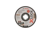 Vinkelsliber - Bosch X-LOCK Standard for Inox, 125 x 1 x 22,23 mm, til lige snit - 2608619262