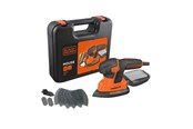 Værktøj - Black & Decker KA2500K 120W Slibemus 6 x Mesh Slibenet kuffert - KA2500K-QS