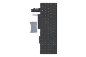 Tastatur - Lenovo - notebook replacement keyboard - with Trackpoint UltraNav - French - black - Bærbar tastatur - til udskiftning - Fransk - Sort - 01YP771