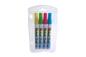 Skrive- og Tegneværktøjer - Artline EPG-4/4W2 Glassboard Marker set Green Pink Yello - EPG4/4W