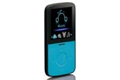 MP3 Afspiller & Stemmeoptager - Lenco PODO-153BU - Sport MP3/4 Player with Pedometer Sport Earplugs and Sport Wristband - Blue - MP3-Afspiller 4 GB - PODO-153BU