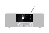 DAB, netværks- og clockradio - TechniSat DigitRadio 4 C - DAB/DAB+/FM - Hvid - 0001/3937