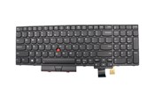 Tastatur - Lenovo Chicony - Bærbar tastatur - til udskiftning - Universal - Sort - 01HX248