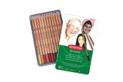 Skrive- og Tegneværktøjer - Derwent Academy skintones farveblyanter 12 stk. - 2300386