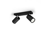 Lamper - Philips Kosipo spotskinne 2xGU10, sort - 915005531901