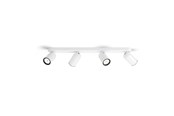 Lamper - Philips Pongee spotskinne 4xGU10, hvid - 915005531401