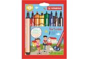Skrive- og Tegneværktøjer - STABILO ® Trio® ScribbiTrekantet fiberpen med fjederspids, sæt med 8 penne - 368/8-01