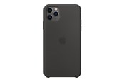 Mobil - Covers & Cases - Apple iPhone 11 Pro Max Silicone Case - Black - MX002ZM/A