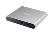 USB hub - ATEN 2-Port USB-C Gen 1 Dock Switch USB hub - 2 ports - Sort - US3310-AT