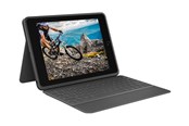 Tastatur - Logitech Rugged Folio - Nordic - Tastatur & Folio sæt - Nordisk - Sort - 920-009318