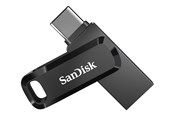 USB Stick - SANDISK Ultra Dual Drive Go - Sort - 128GB - USB Stick - SDDDC3-128G-G46
