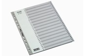 Lommer, Omslag & Registre - Bantex  Strong-Line® Registersæt 1-31, Grå - 100204675