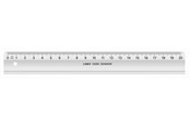 Skrive- og Tegneværktøjer - Linex -1020M Skolelineal - 100552536