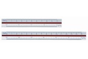 Skrive- og Tegneværktøjer - Linex  347 Trekantet Minimålestok - 100552569