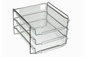 Skrivebordstilbehør - Bantex Vision Brevbakker Cash & Carry 3-Pak, Transparent - 100400406