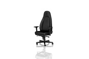 Gamer Stol - noblechairs ICON Black - Black Edition Gamer Stol - Sort - PU Læder - Op til 150 kg - NBL-ICN-PU-BED